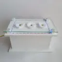White Rekebot glass & Light top