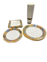 Disposable party set 100pcs (9"+7"+cup+Napkin)x25