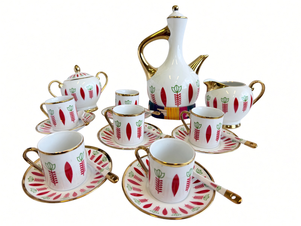 23 PCS Coffee Set (Electroplate)