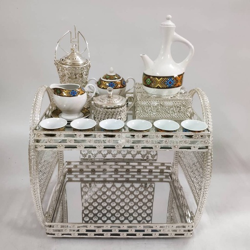 [5369] 4 PCS Silver Rekebot Set (Type C) FT689
