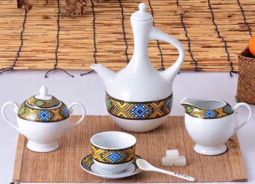 [6847] 23 PCS Coffee Set (Telet) Cup without a handle 