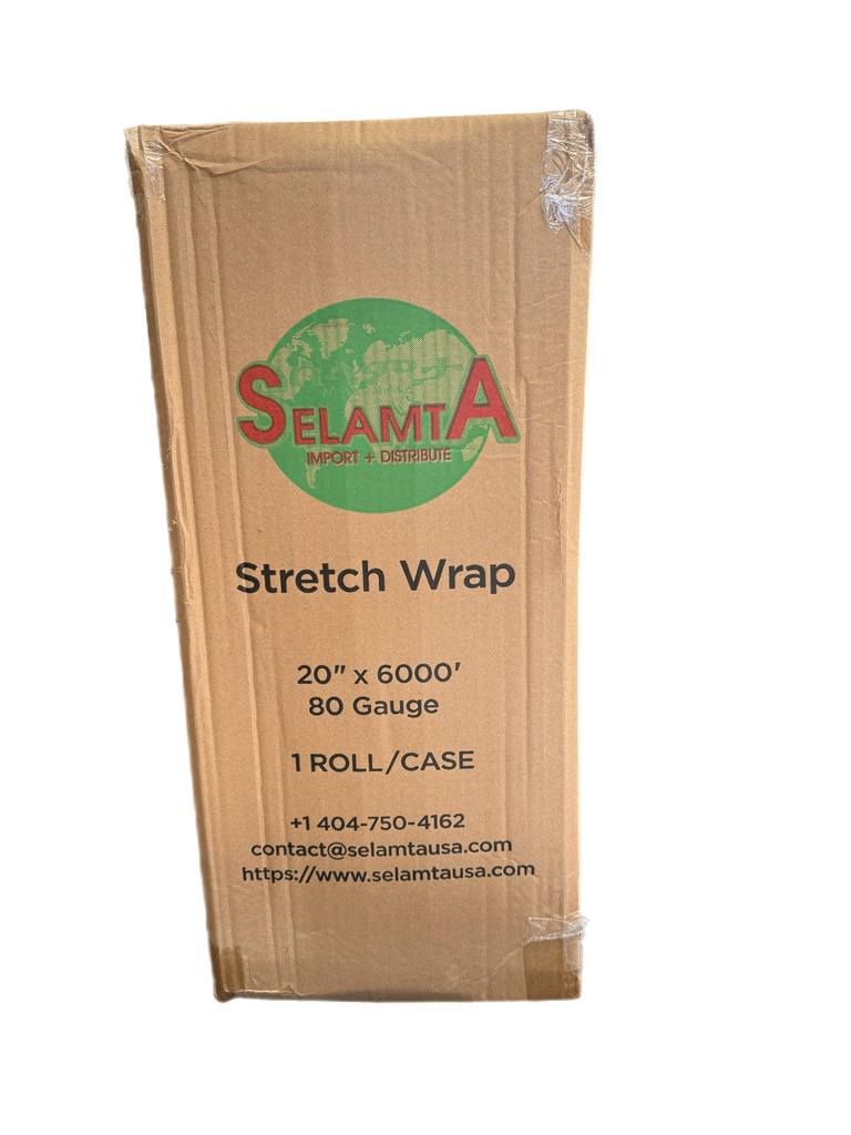 Machine Stretch Wrap  80 Gauge 20 "  6000 '