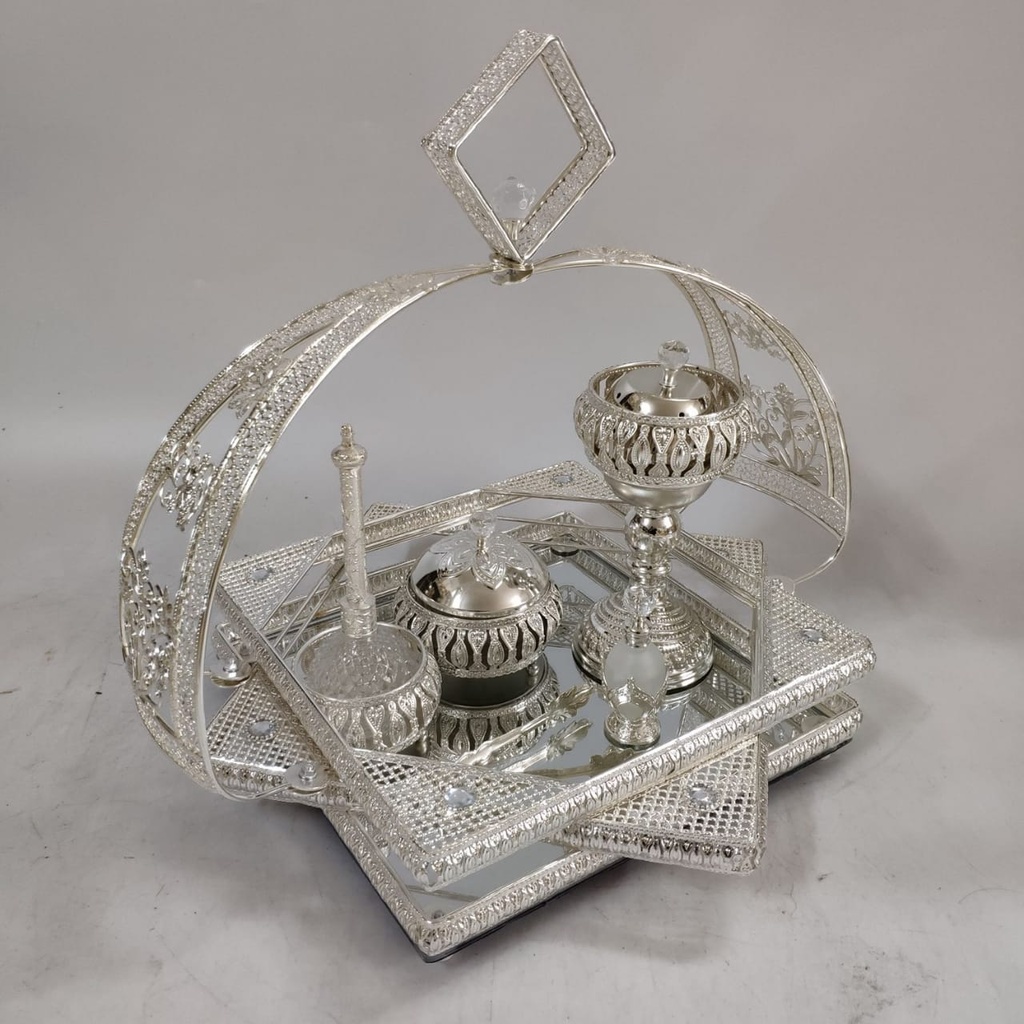 Incense Burner Set Silver T341