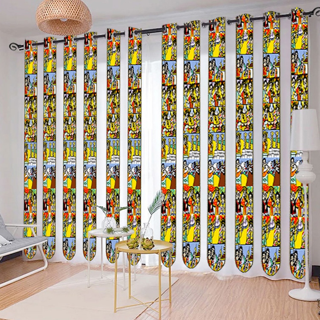 2 PCS Living Room Curtain 50X84 " (Saba)