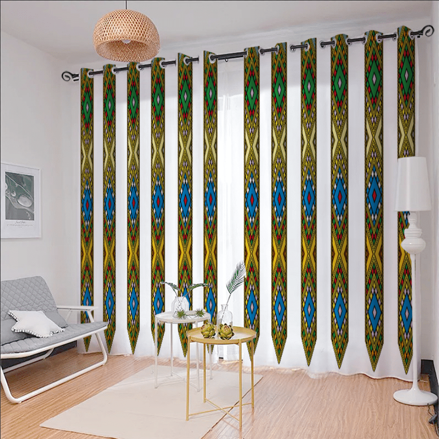 2 PCS Living Room Curtain 50X84 " (Telet)
