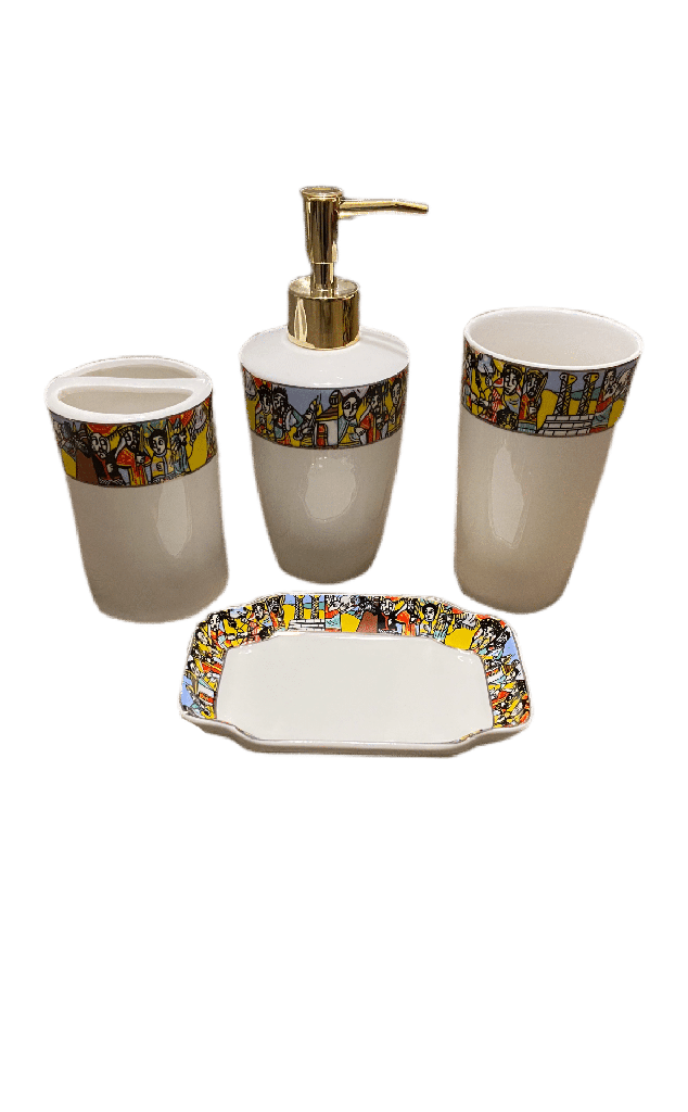 4 PCS Bathroom Set  (Saba)