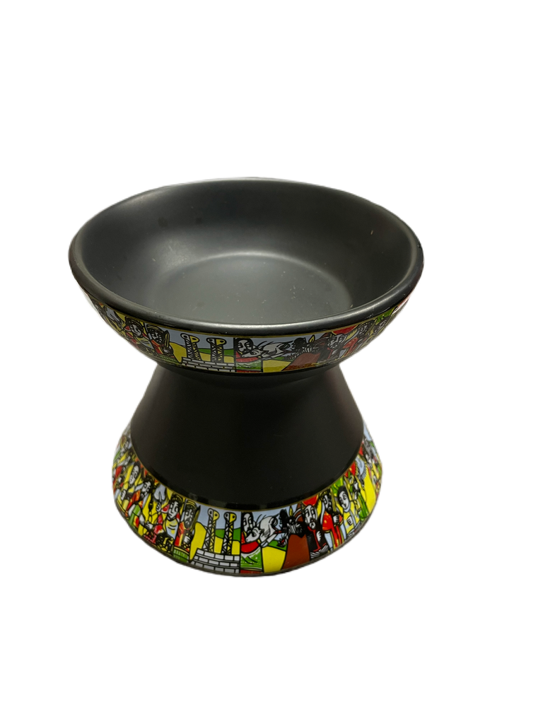 Black Ceramic Jebena Holder (Saba)
