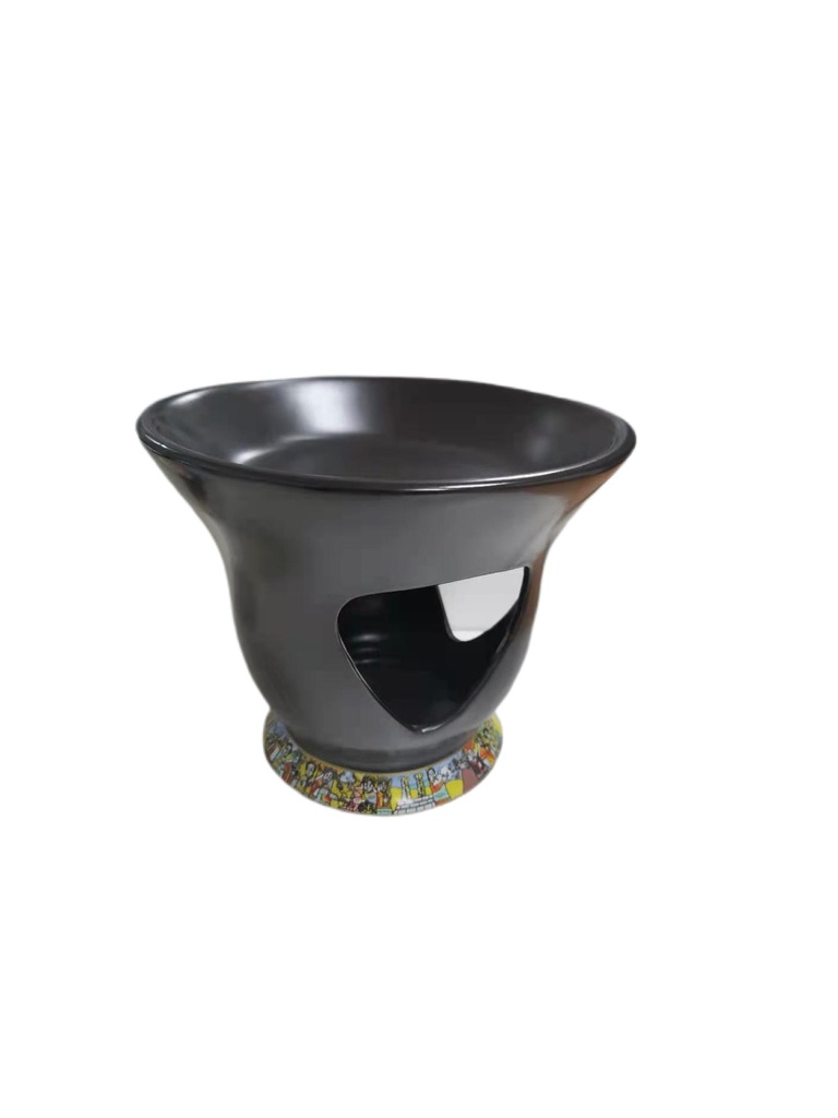 ሴራሚክ  የጥብስ ማቅረብያ 7" (በሳባ)