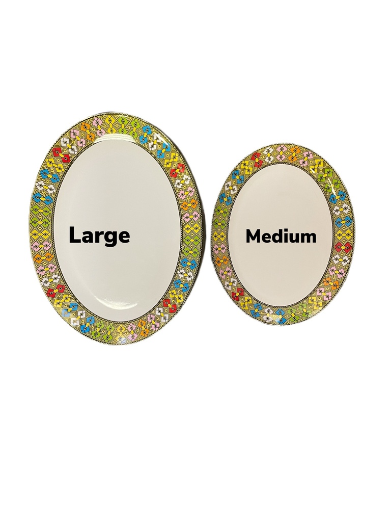 Oval Mica Plate Medium (Small Telet)