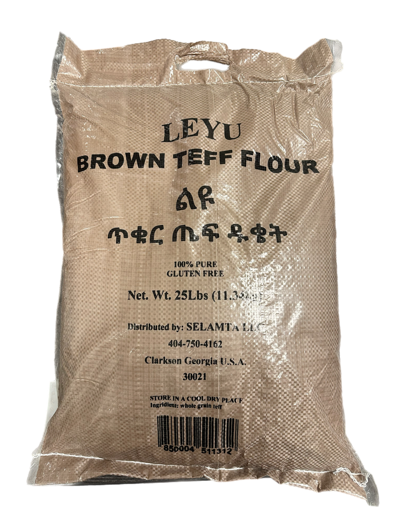 Leyu Teff Flour South African Brown 25 LB
