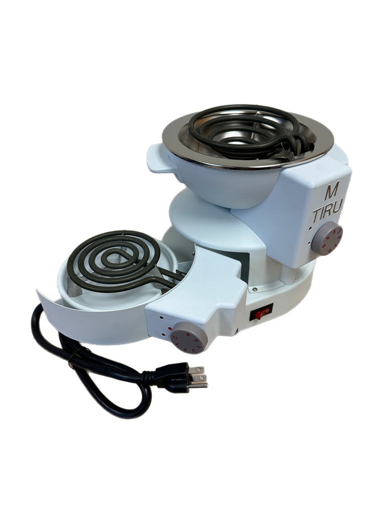 Tiru Double Electric Burner (White)