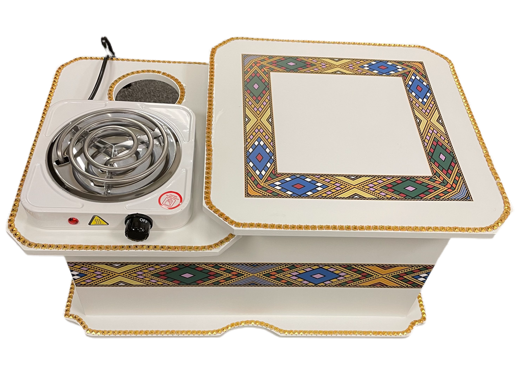 Two-level Telet Rekebot set gold