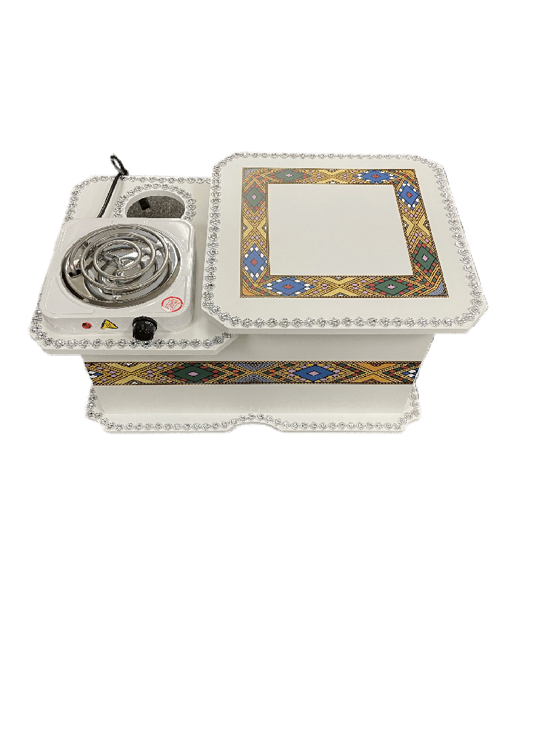 Two-level Telet Rekebot set silver
