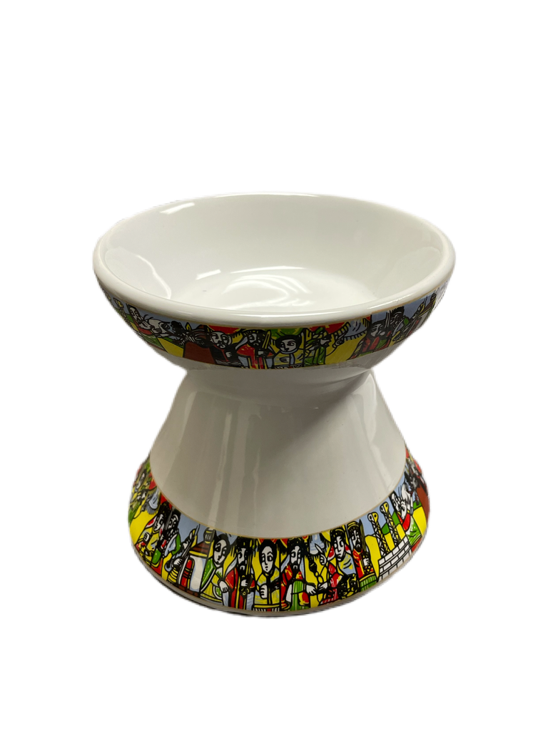 White ceramic Jebena holder Saba