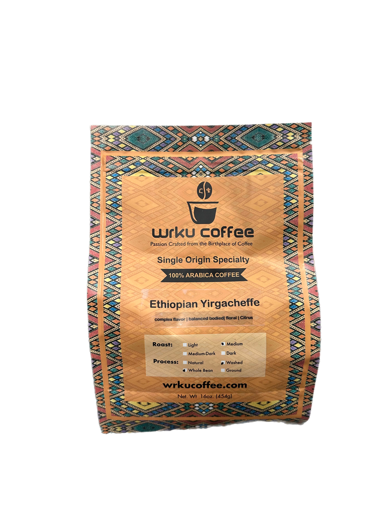 Yirgacheffe Whole Beans Dark Roast 1 LB