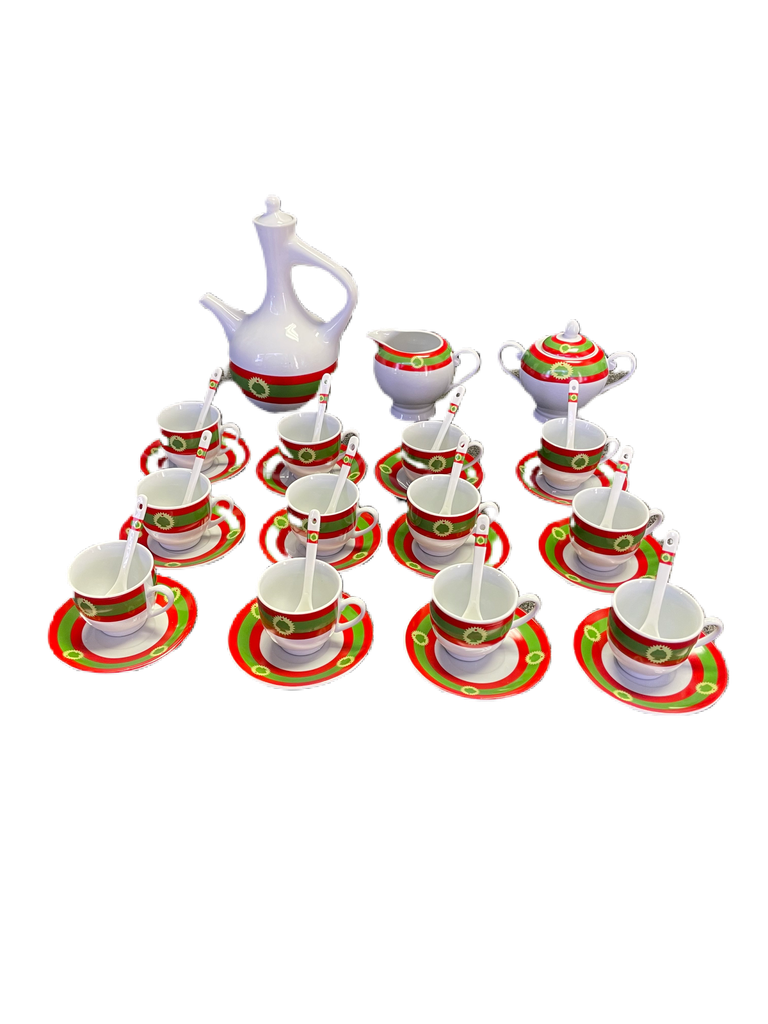 41 PCS Coffee Set (Oromia Flag)
