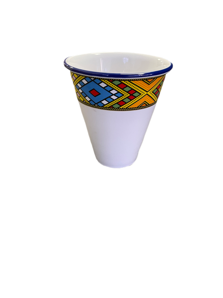 ሴራሚክ መጠጫ ኩባያ 500 ml (በጥለት)