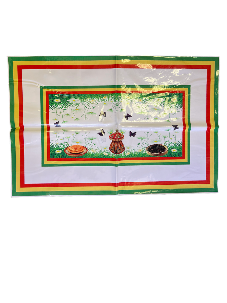 Buna Mintaf/Coffee Rug (Ethiopian Flag)