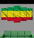 Canvas Art Ethiopian Flag