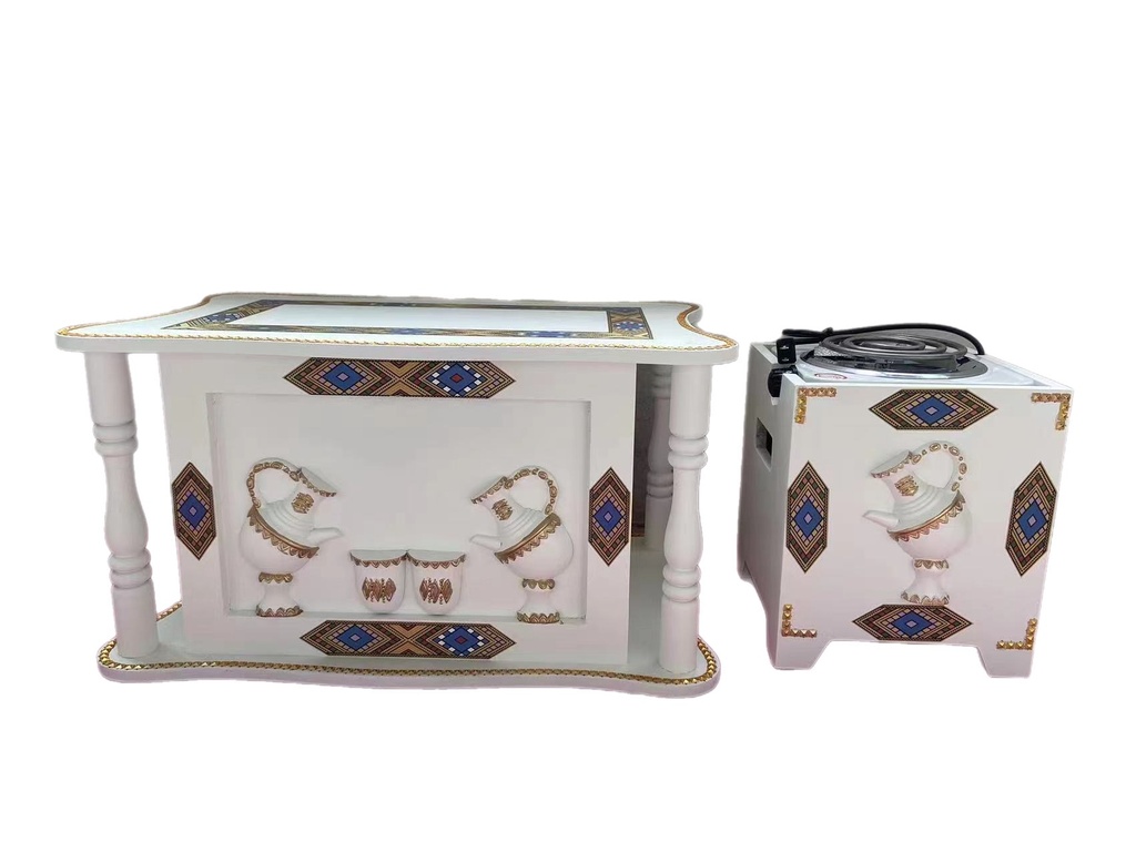 Embossed Rekebot Set Large Telet Set (Gold)