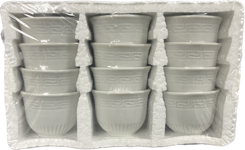 12 Coffee Cups (White)