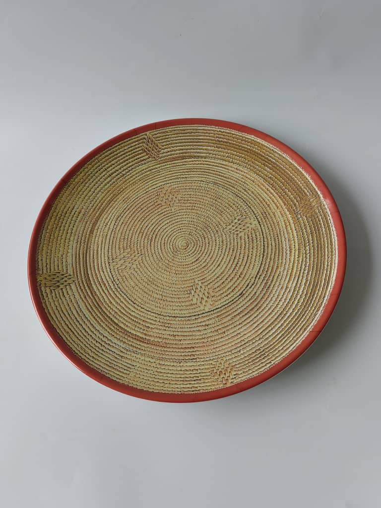 Mica Tray 16" (Sefed Straw)