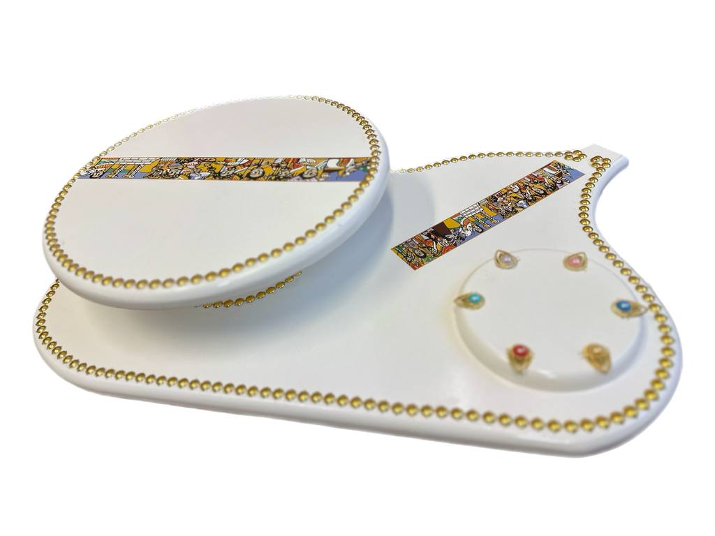 Rekebot Tray Gold Saba