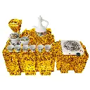 TR731Plus Rectangle Gold