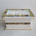 Saba Gold Rekebot Glass & Light Top