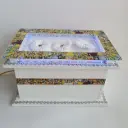 Saba Silver Rekebot Glass & Light Top