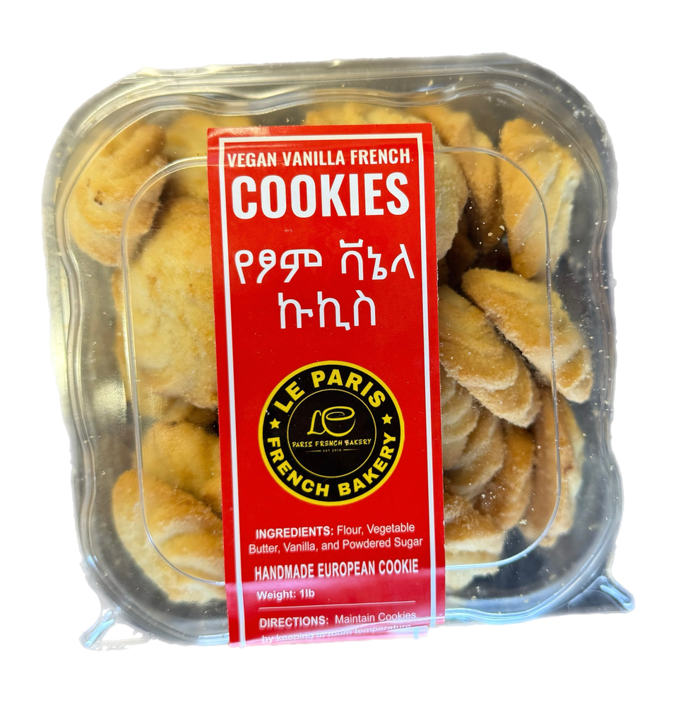Vegan Vanilla French Cookies (Fasting) 1lb