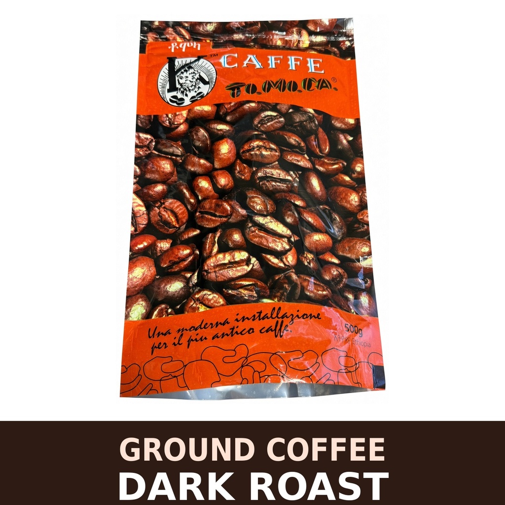 Tomoca Ground Coffee Dark Roast 500g (1.1 LB)