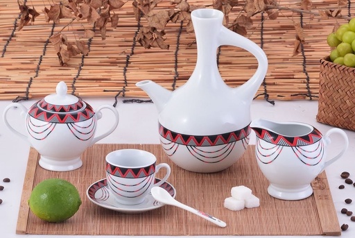 [241] 23 PCS Coffee Set (Abba Gadaa)