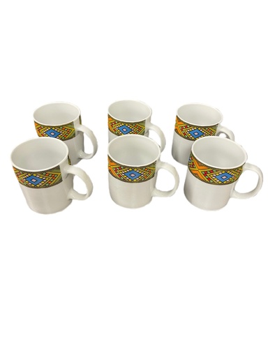 [2559] 6 PCS Mug Set (Large Telet)