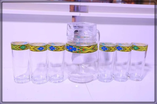 [289] 6 Glasses and Pitcher (Telet)