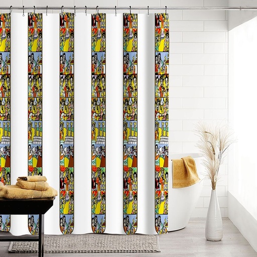 [565] Shower Curtain Saba 72X72 inches 