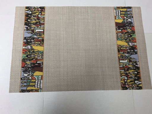 [408] የጠረጴዛ መመገቢያ ምንጣፍ (ሳባ) 12 X 18 inches