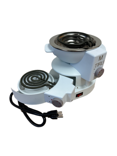 [4512] Tiru Double Electric Burner (White)