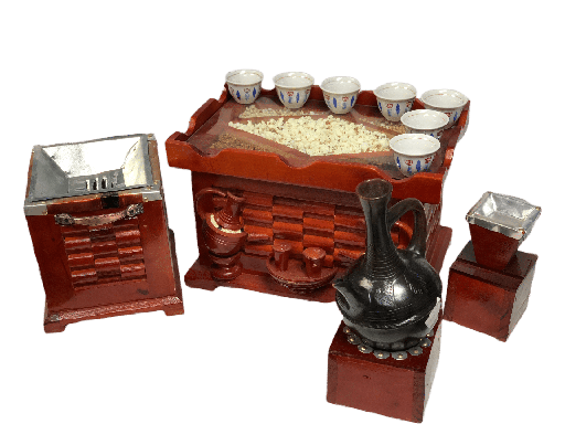 [490] Rekebot Set Dark Brown