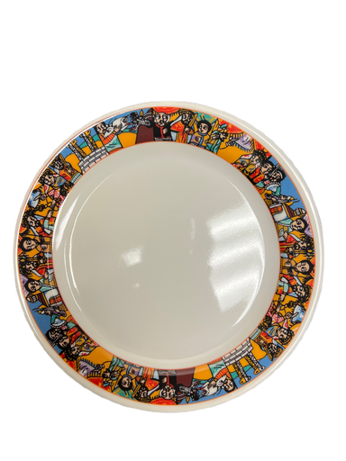 [504] 6 PCS Mica Dinner Plate (Saba)