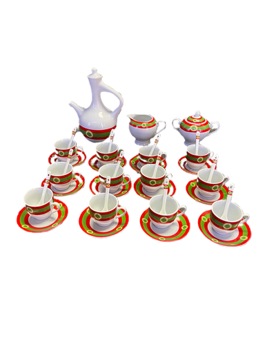[227] 41 PCS Coffee Set (Oromia Flag)