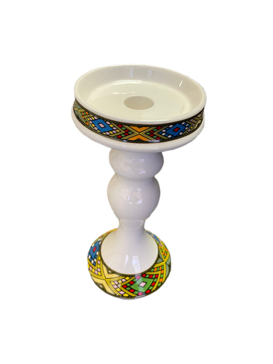 [7660] Ceramic Candle Holder (Telet)