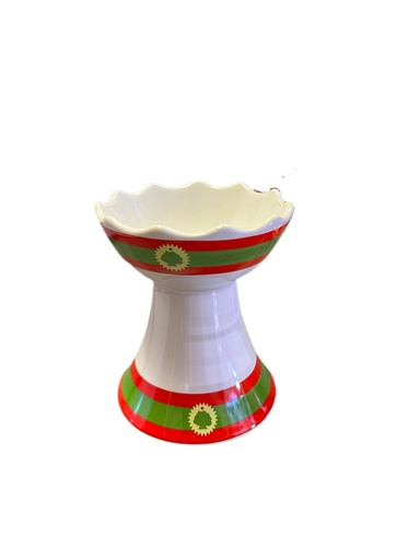 [3044] Ceramic Etan Machesha Small 5" (Oromia Flag)