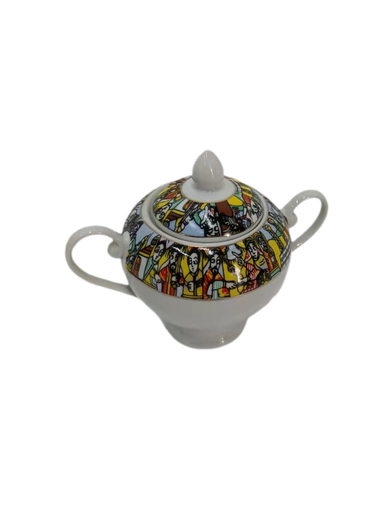 [9008] Sugar pot with lid (Saba) 300ml