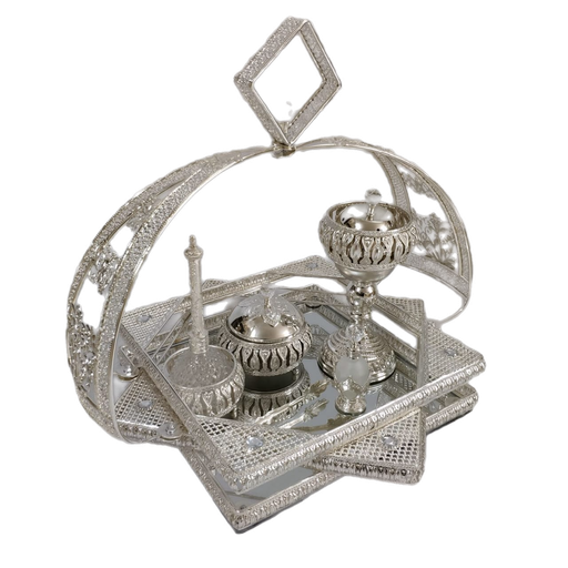 [2094] Incense Burner Set Silver T341
