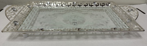 [200189] Serving tray Silver FT332s