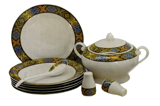 [5983] 11 PCS Dinnerware Set (Telet)