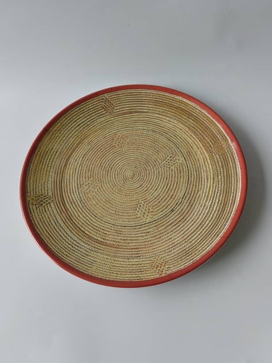 [87783] Mica Tray 16" (Sefed Straw)