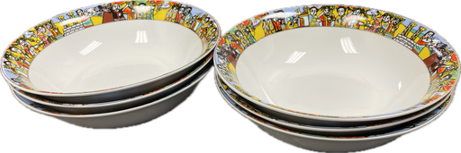 [2236] 6 Serving Bowls (Saba)