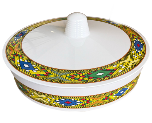 [3780] Injera Mesob Mica (Large Telet) 03  